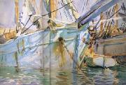 John Singer Sargent In a Levantine Port (mk18) painting